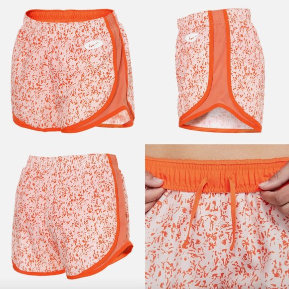 NWT $35 Nike [ Women Small ] Runnin Dri-FIT Icon Clash Tempo Shorts Orange #5865 - Picture 3 of 11